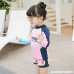 REWANGOING Baby Kids Girls Two Pieces Short Sleeve Quick Dry Jellyfish Sun Protection Swimsuit Swimwear Pink B077Y996ZL